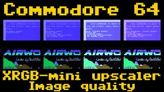 XRGB-mini: C64 s-video image comparison (Reloaded/real C64).