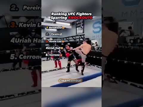Ranking UFC Fighters WORST SPARRING K.Os! 💔🤯🤬 #shorts #ufc