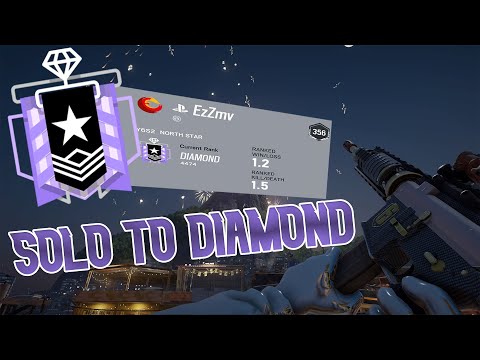 SOLO QUEUING TO DIAMOND IS TOO EASY: PS5 Ranked Highlights - Rainbow Six Siege