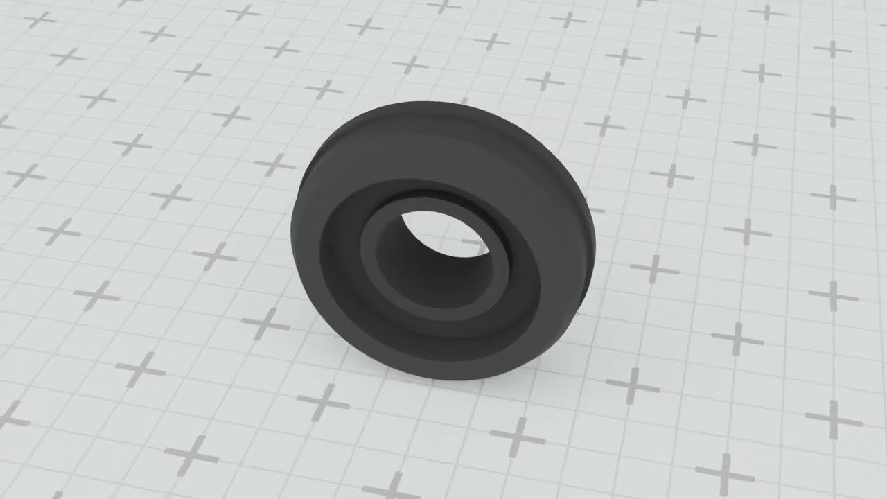 前座滚轮捷达高尔夫 GTI Mk4 甲壳虫帕萨特奥迪 1J0882260A 3D 打印模型