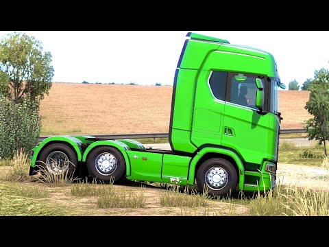 ETS 2 - New Generation Scania Transporting Olive Oil from Florence to Milan Part 1