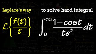 How to use Laplace Transforms to solve HARD integr