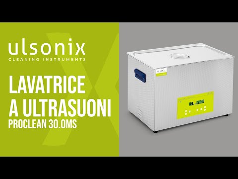 Video - Lavatrice a ultrasuoni - 30 litri - 600 W