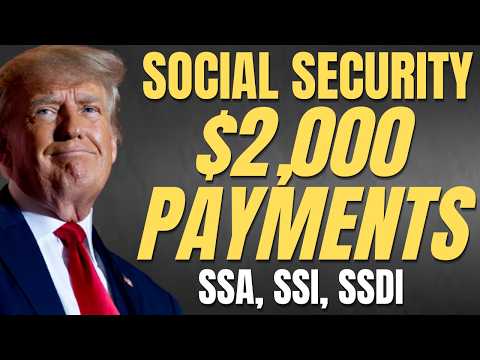 $2,000 Checks For Social Security Recipients THIS WEEK | SSA, SSI, SSDI