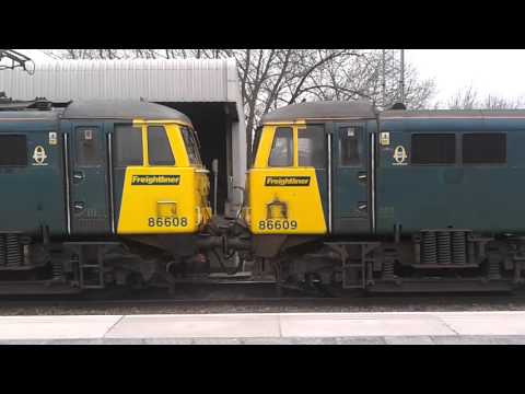 Stafford Railway Station 86609/86608 (23/03/2016)