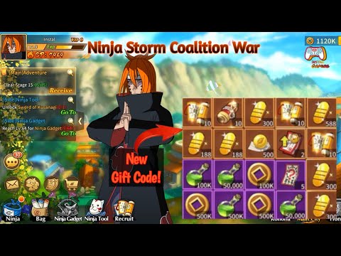Ninja Storm Coalition War New 8 Giftcodes - Naruto RPG Game IOS