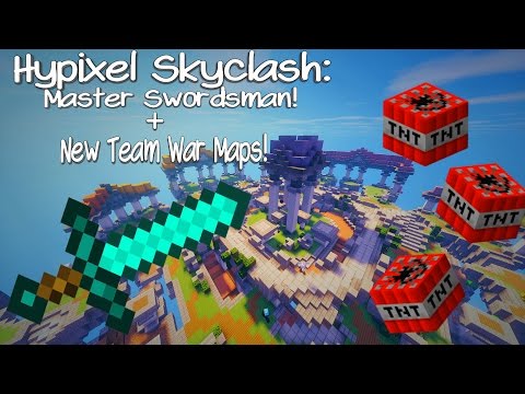 Hypixel Skyclash - Skyclash Update! + New Team War Maps w/ Master Swordsman!