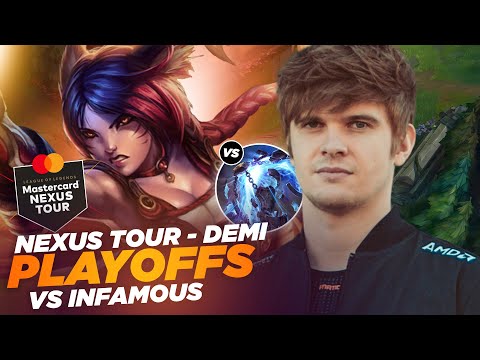 RHOBALAS : DEMI PLAYOFFS MNT VS INFAMOUS - AHRI VS XERATH | LOL FR