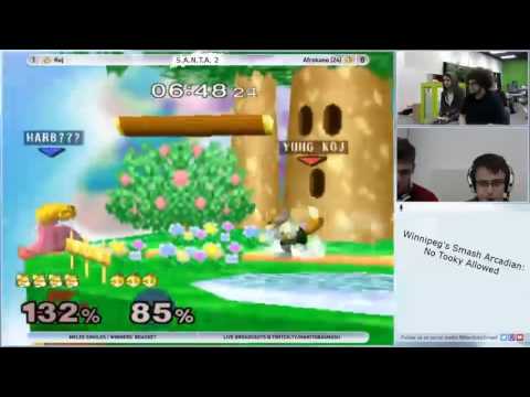 S.A.N.T.A. 2 AFRO DIGHTY (Peach) vs. Koj (Fox) - Melee Singles Winners' Bracket