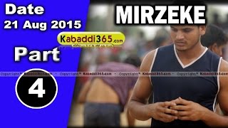 (1) Mirzeke (Ferozepur) Kabaddi Touranament 21 Aug 2015