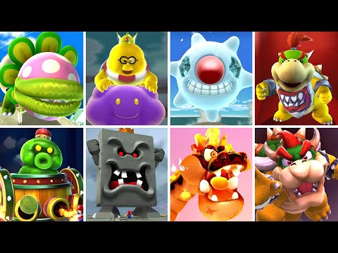 Super Mario Galaxy 2 HD - All Bosses + Cutscenes (No Damage)