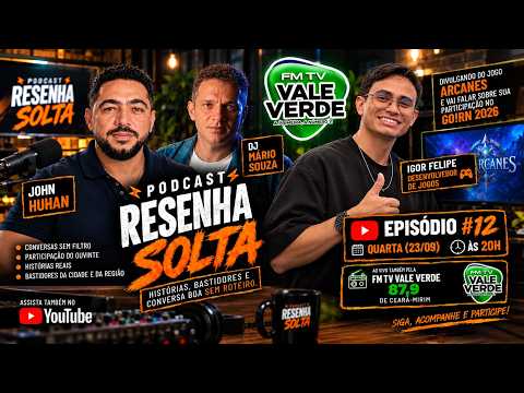 RESENHA SOLTA #12 | DO CÓDIGO AO JOGO: A HISTÓRIA DE IGOR FELIPE E O DESAFIO DE CRIAR GAMES NO RN