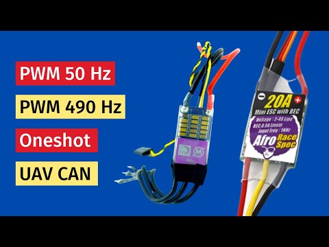 ESC Protocols in 1 Minute (PWM to new UAV CAN)