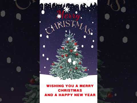 Merry Christmas Wishes 2025| Animated Christmas Greetings |Christmas Message for friends & Family