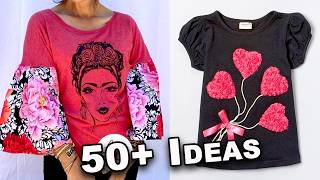 DIY: 50+ EASY Upcycled Tshirt Ideas That Look Like They Came From a Boutique