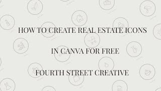 How To Create Your Own Real Estate Icons... For FREE!