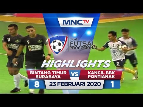 BINTANG TIMUR SURABAYA VS KANCIL BBK PONTIANAK (FT: 8-1) - Highlights Liga Futsal Profesional 2020