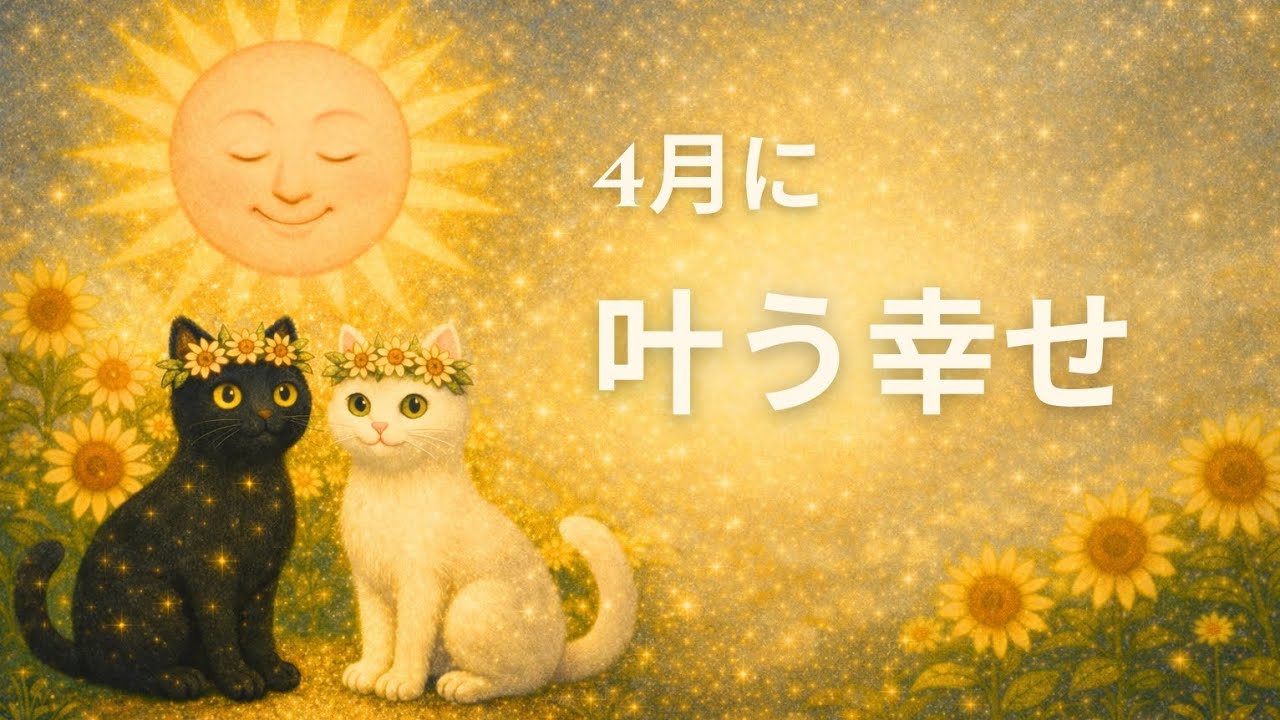 【4月】あなたに叶う幸せ🌸✨起こりそうな出来事をタロットで占いました🔮