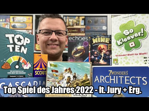 Spiel des Jahres - Alle Top Spiele 2022 der Jury inkl. Nominierung und meine Ergänzung
