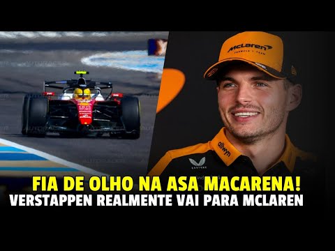 VERSTAPPEN NA MCLAREN!? PORTAIS CRAVAM E RUMOR ESTA PERTO DE REALIDADE | FIA DE OLHO NAS ASAS