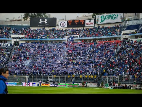 "La Sangre Azul â€¢ Cruz Azul vs América â€¢ 4 - 0 â€¢ Clásico Jóven 2014" Barra: La Sangre Azul &bull; Club: Cruz Azul