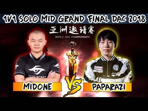 MidOne vs Paparazi - 1v1 SOLO MID - GRAND FINAL - DAC 2018 DOTA 2