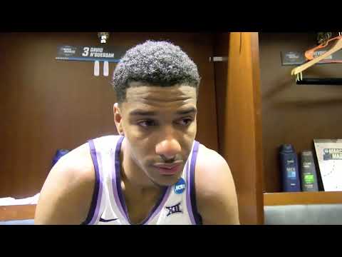 Kansas State Basketball | David N'Guessan Postgame Interview | Florida Atlantic 79, K-State 76