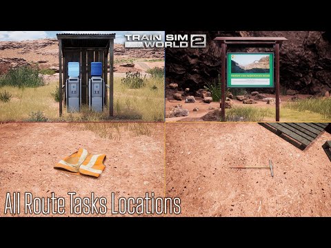 All Route Tasks Locations - Cane Creek - Train Sim World 2