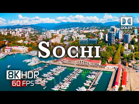 Sochi, Russia 🇷🇺  in Stunning 8K Ultra HD HDR 60fps