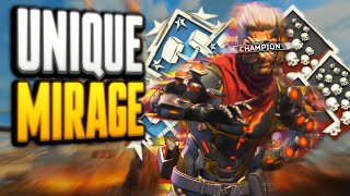 The Most UNIQUE Mirage MOVEMENT In Apex Legends... (#1 Mirage Movement)