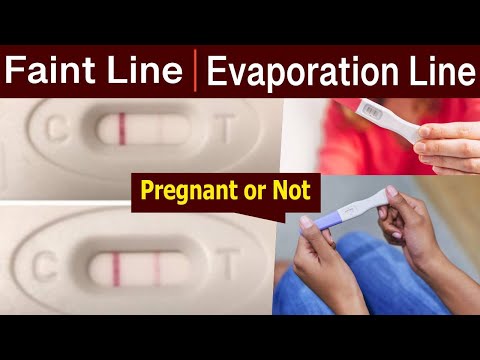 Why Faint Line After Some Time In Home Pregnancy Test | What is Evaporation Line in Pregnancy Test