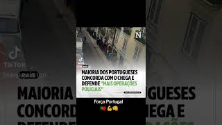 Em Sondagens a maioria do povo português e a favor das operações policiais no Martim Moniz #chega