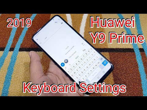 Huawei Y9 Prime 2019 / Keyboard Settings / Auto Correction