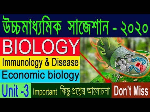 HS Biology Suggestion-2020(WBCHSE) | Immunology & Disease | Most Important | don't miss