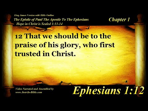 Ephesians Chapter 1 - Bible Book 49 - The Holy Bible KJV Read Along Audio/Video/Text