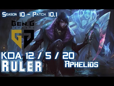 Gen Ruler APHELIOS vs MISS FORTUNE ADC - Patch 10.1 KR Ranked