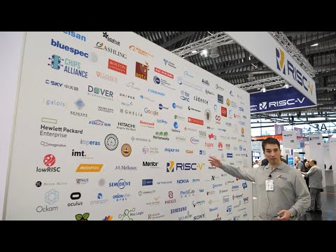 RISC-V Foundation booth tour at Embedded World 2020 featuring SiFive, Andes, GreenWaves and more