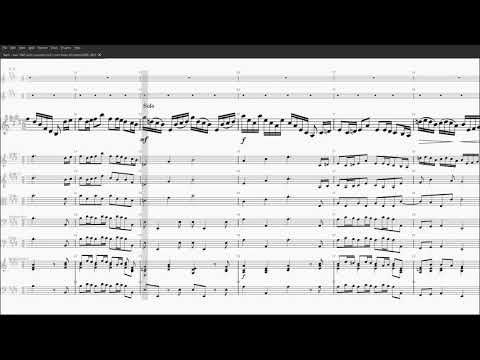 [SLOW PRACTICE] Bach  BWV 1042 violin concerto mvt-1 Violin Solo with Orchestra.