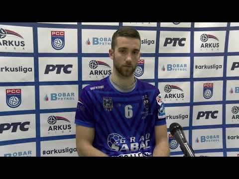 Najava 8. kola Playoff-a i 11. kola Playout-a ARKUS lige / Igrač RK Metaloplastika - Đorđe Pisarić