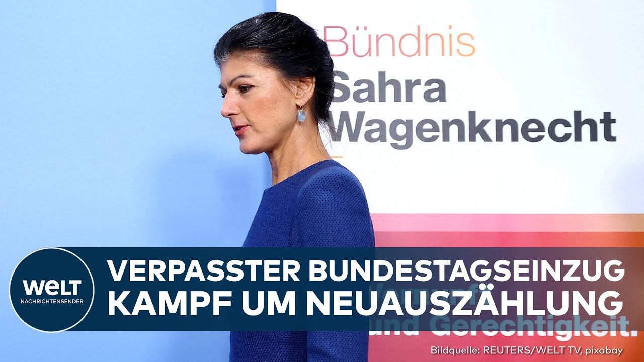 BUNDESTAGSWAHL: BSW scheitert mit Antrag auf Neuauszählung – jetzt geht’s vors höchste Gericht!
