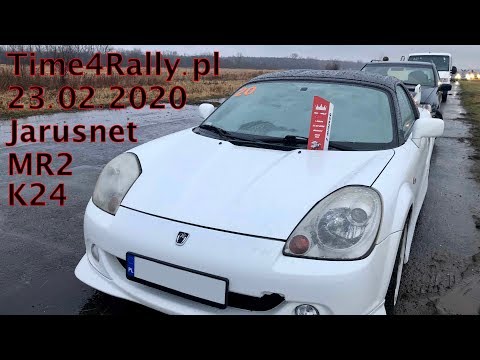 Time4rally.pl 23.02.2020 1 runda Jarusnet MR2 K24 Lotnisko Oleśnica