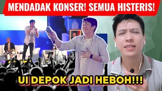 Download lagu UNEXPECTED! Ariel NOAH'S SUDDEN APPEARANCE AT UI Depok, TURNS THE WHOLE CAMPUS INTO HYSTERIES! mp3