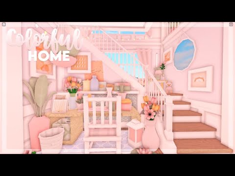 2- Story Colorful Family Home! | Roblox Bloxburg Speed...