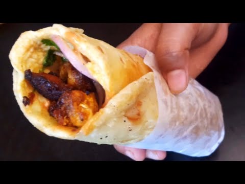 Chicken roll recipes in tamil | Kati roll recipes | Kolkatta roll recipe | Fast food | SKIS | Tamil