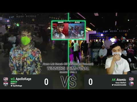 GameLab-Smash #67 Apollokage (Snake) Vs Atomic (Rob)
