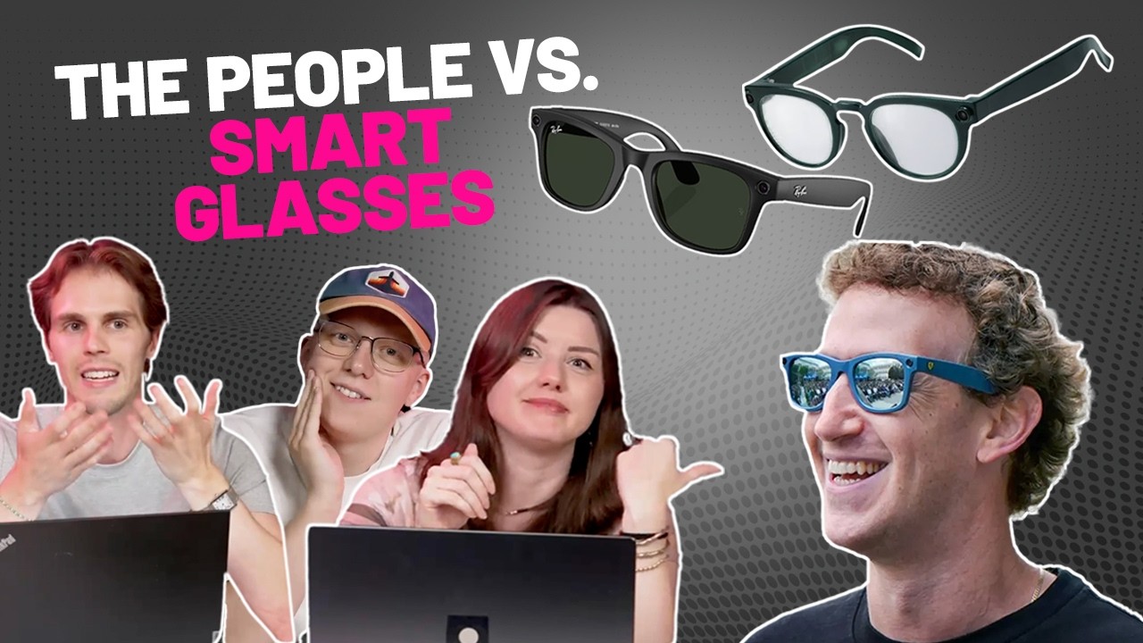 Can smart glasses ever NOT be creepy? Why Meta, Apple, and Samsung want cameras on your face - YouTube