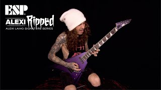 Video thumbnail for New Alexi Laiho Signature guitar - ESP Alexi Ripped - Samy Elbanna by Musamaailma Oy