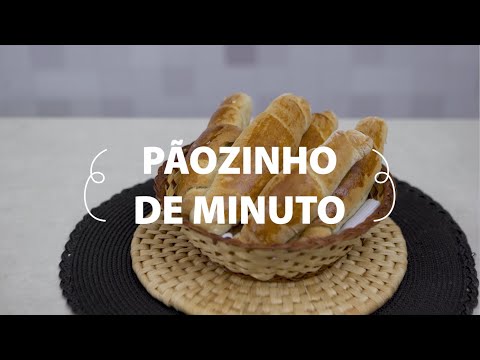 Pãozinho de minuto fácil e prático