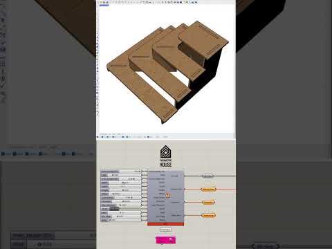 Grasshopper Laser Cut Design #shorts