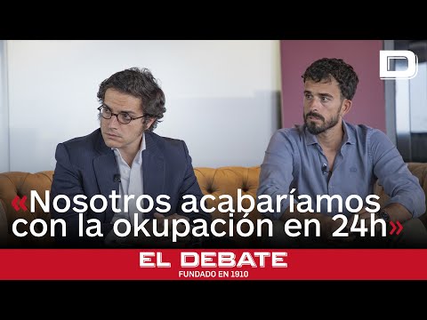 Figaredo and Hernández Quero (Vox): "We would end the occupation in 24 hours."